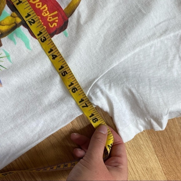 Vintage 1994 McDonald’s Flintstones Promo T-shirt White - Picture 4 of 6